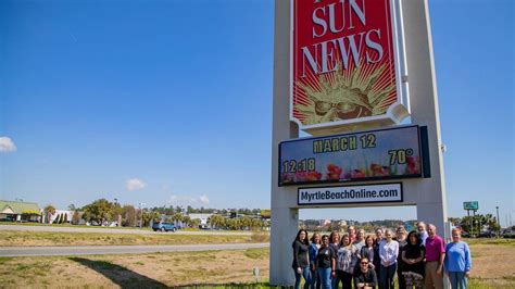 Mb sc sun news - The Sun News moved out of the building in early 2020 and later moved to its current location at HTC Aspire, a co-working space in downtown Myrtle Beach, in June 2022. This story was originally ...
